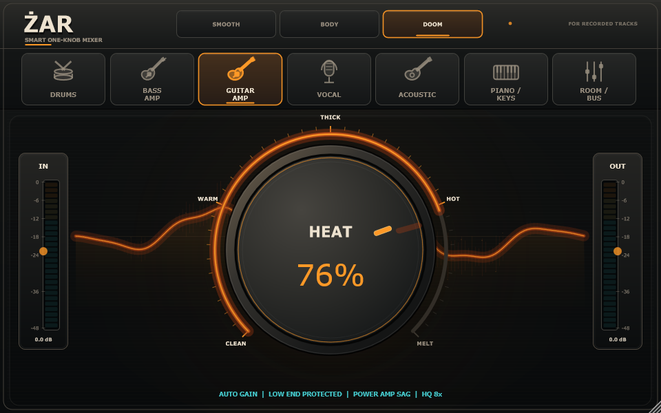Interfejs wtyczki ŻAR Smart One-Knob Mixer